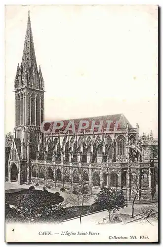 Cartes postales Caen L'Eglise Saint Pierre