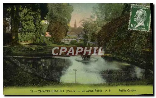 Cartes postales Chatfllerault Le Jardin Public