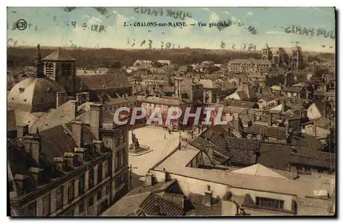 Cartes postales Chalons Sur Marne Vue Generale