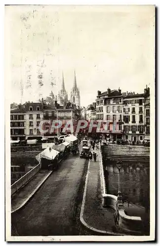 Moderne Karte Bayonne Un coin du marche