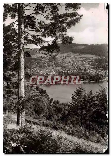 Moderne Karte Gerardmer Le lac vu de la route de Remiremont