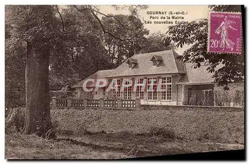 Cartes postales Gournay Parc de la Mairie Les nouvelles Ecoles