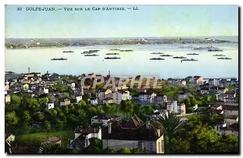 Cartes postales Golfe Juan Vue Sur Le Cap D&#39Antibes