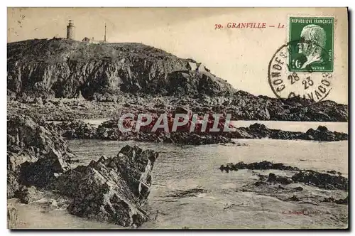 Cartes postales Granville Le phare