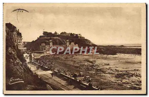 Cartes postales Granville La Plage a Maree Basse