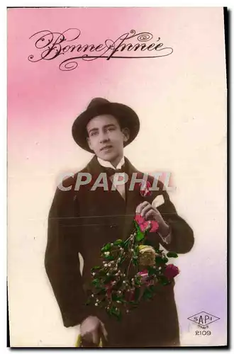 Cartes postales Fantaisie Bonne Annee