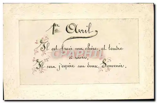 Cartes postales Fantaisie 1er Avril