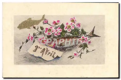 Cartes postales Fantaisie Poisson 1er Avril