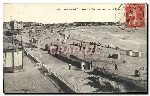 Cartes postales Pornichet Vue Generale de la plage