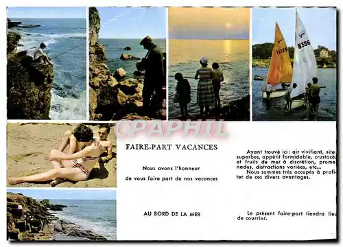 Cartes postales moderne Au bord de la mer Bateau