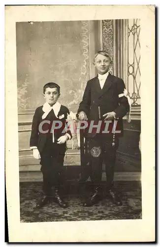 CARTE PHOTO Enfants