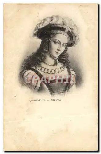 Cartes postales Jeanne D&#39Arc