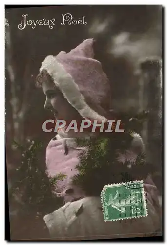 Cartes postales Fantaisie Femme Joyeux Noel