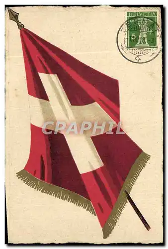 Cartes postales Drapeau Suisse