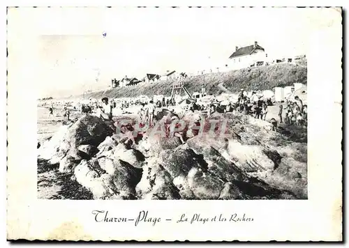 Cartes postales moderne Tharon Plage La plage et les rochers