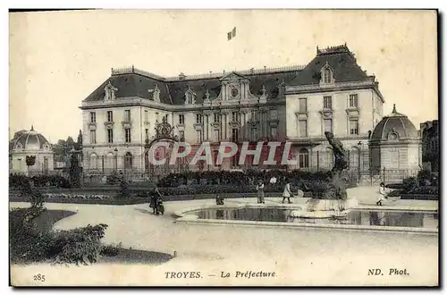 Cartes postales Troyes La Prefecture