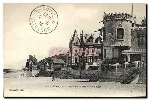 Cartes postales Trouville sur Mer Villas des planches Malakoff