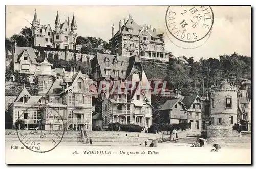 Cartes postales Trouville sur Mer Un groupe de villas