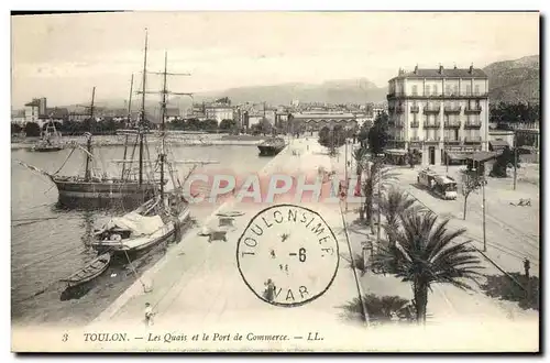 Cartes postales Trouville sur Mer Les quais et le port de commerce Bateaux