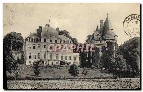 Ansichtskarte AK Verneuil sur Indre Le chateau et le donjon Vue Sud Ouest
