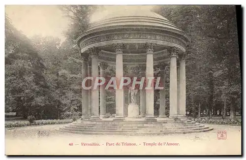 Ansichtskarte AK Versailles Parc du Trianon Temple de l&#39amour