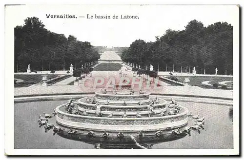 Cartes postales Versailles Le Bassin De Latone