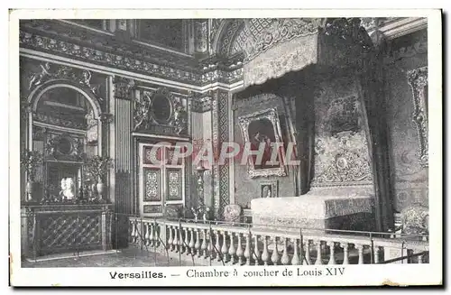 Cartes postales Versailles Chambre A Concher De Louis XIV