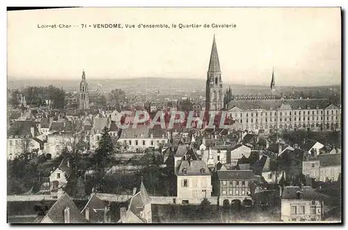 Cartes postales Vendome Vue D&#39Ensemble Le Quartier De Cavalerie