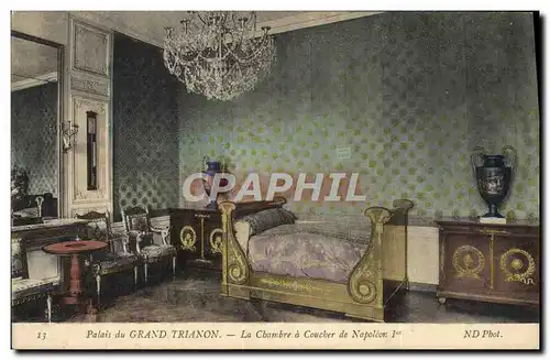 Cartes postales Palais Du Grand Trianon La Chambre A Coucher De Napolon 1er