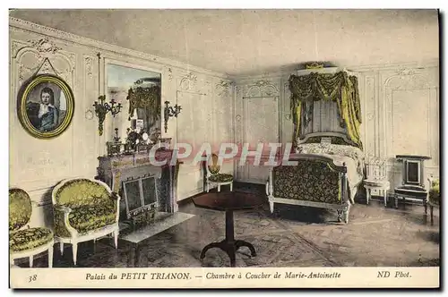 Ansichtskarte AK Palais Du Petit Trianon Chambre A Coucher De Marie Antoinette