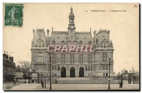 Cartes postales Versailles L&#39Hotel De Ville