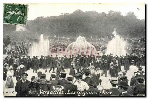 Ansichtskarte AK Versailles Les Grandes Eaux