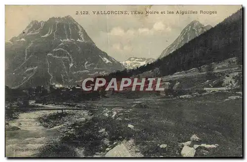 Ansichtskarte AK Vallorcine I&#39Eau Noire Et Les Aiguilles Rouges