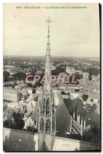 Ansichtskarte AK Orleans La Fleche De La Cathedrale