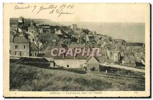 Cartes postales Onival Panorama Pris Du Phare