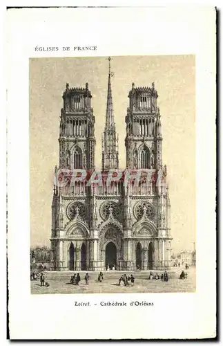 Cartes postales Loiret Cathedrale D'Orleans