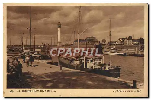 Cartes postales Ouistreham Riva Bella Phare Bateaux