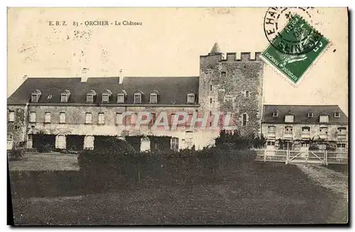 Cartes postales Orcher Le Chateau