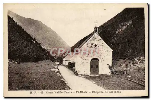 Cartes postales Fabian Chapelle De Meyabat Haute vallee d&#39Aure