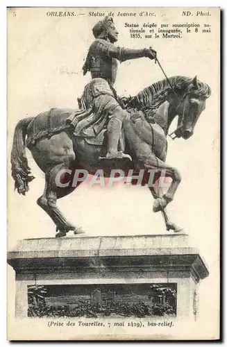 Cartes postales Orleans Statue De Jeanne d&#39Arc