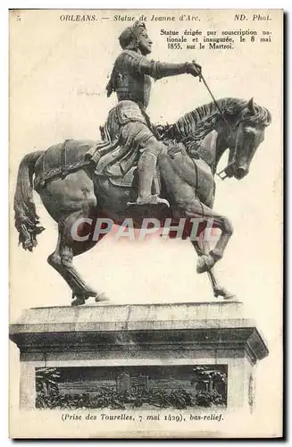 Cartes postales Orleans Statue De Jeanne d'Arc