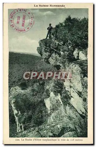 Cartes postales La Roche D&#39Oetre Surplombant Le Vide De 118 metres