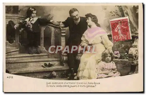 Cartes postales Fantaisie Femme Enfant