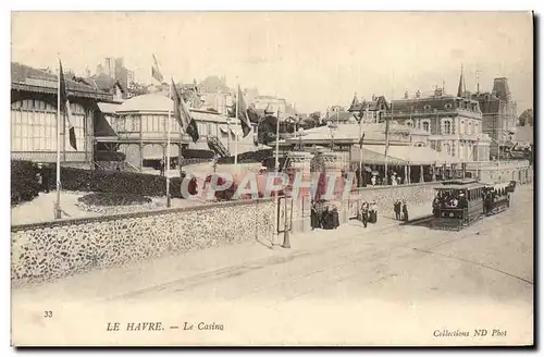 Cartes postales Le Havre Le Casino Tramway