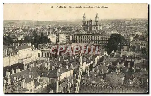 Cartes postales Nancy Vue Generale Prise Depuis Saint Epvre