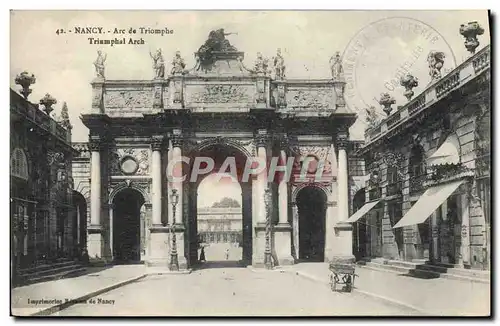 Cartes postales Nancy Arc De Triomphe