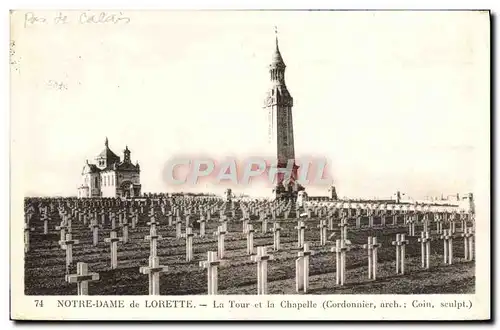 Ansichtskarte AK Notre Dame De Lorette La Tour Et La Chapelle