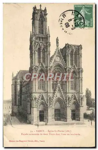 Cartes postales Nancy Eglise St Pierre