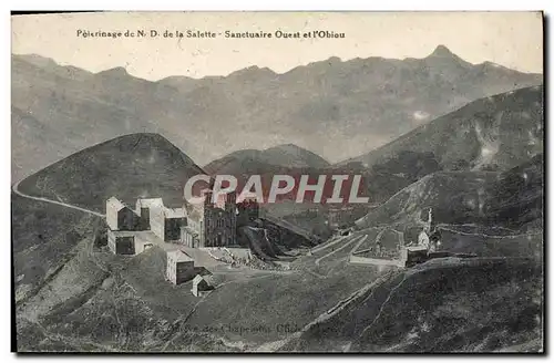 Cartes postales Pelerinage de ND de la Salette Sanctuaire Ouest et l&#39Obiou