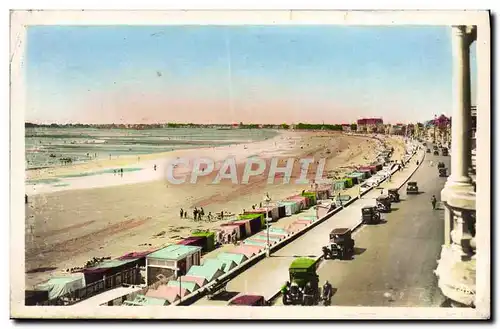 Moderne Karte La Baule Vue Generale De La Plage